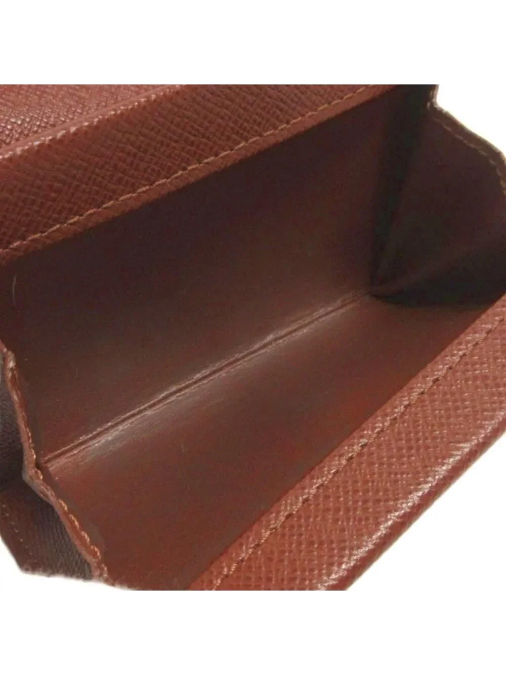 Louis Vuitton Coin Purse Porte-Monnaie Plastic Monogram Canvas Brown